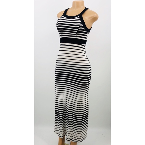 STRIPED MAXI DRESS - Picture 3 of 8